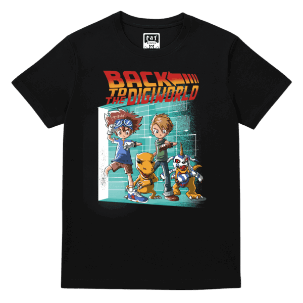 Back To the Digiworld - Camiseta de Digimon Divertida