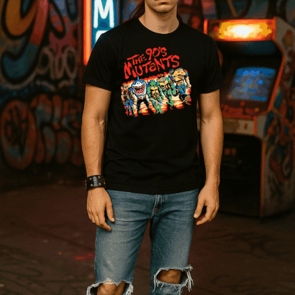 Camiseta The 90s Mutants · Parodia Mutantes Años 90 Friki | Cat Beleren