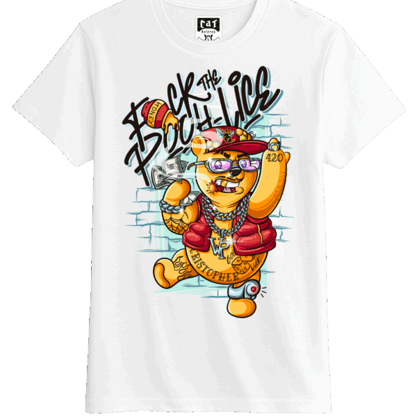F*ck the Poohlice - Camiseta de Winnie de Pooh Divertida
