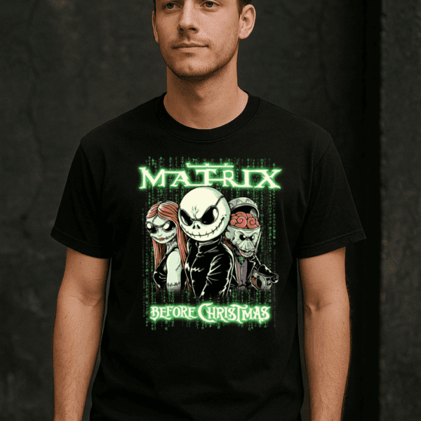 Camiseta Parodia Pesadilla antes de Navidad - Matrix Before Christmas | Cat Beleren