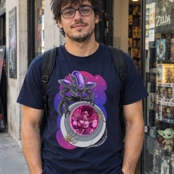 Camiseta Anime Dragon Ball - Alien vs Dragon Ball | Cat Beleren