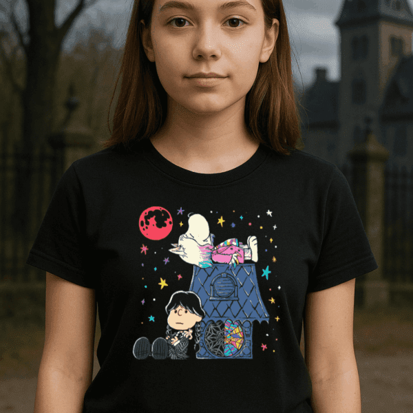 Camiseta Parodia Wednesday - Wednesday Peanuts | Cat Beleren