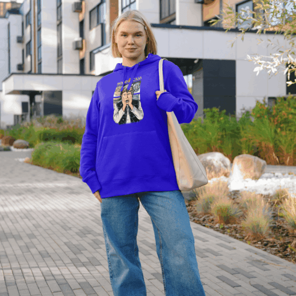 Sudadera Solo en casa – Sudadera friki navideña