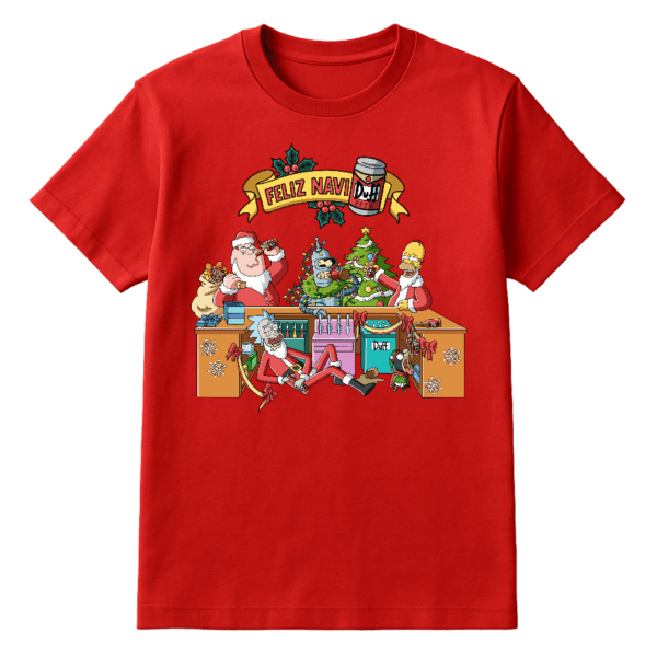 Feliz NaviDuff - Camiseta navideña