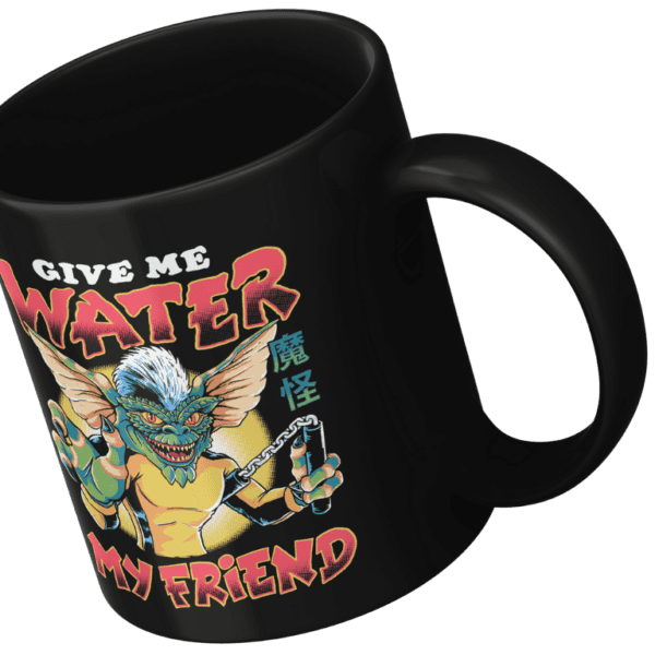 Taza Give me water | Parodia Gremlins | Cat Beleren