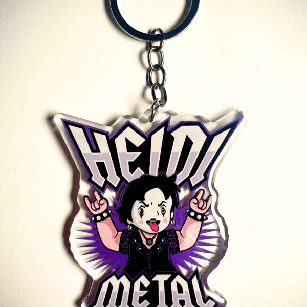Llavero Friki Cat Beleren – Heidi metal