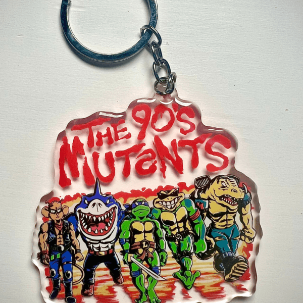 Llavero friki Cat Beleren - Mutantes 90's