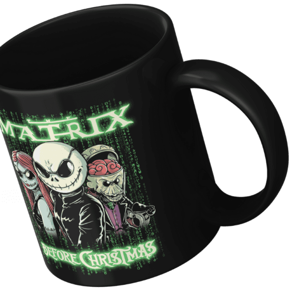 Taza Matrix before Christmas | Parodia Pesadilla antes de Navidad | Cat Beleren