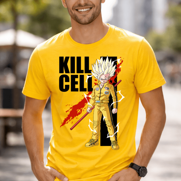 Camiseta Parodia Dragon Ball - Kill Cell | Cat Beleren