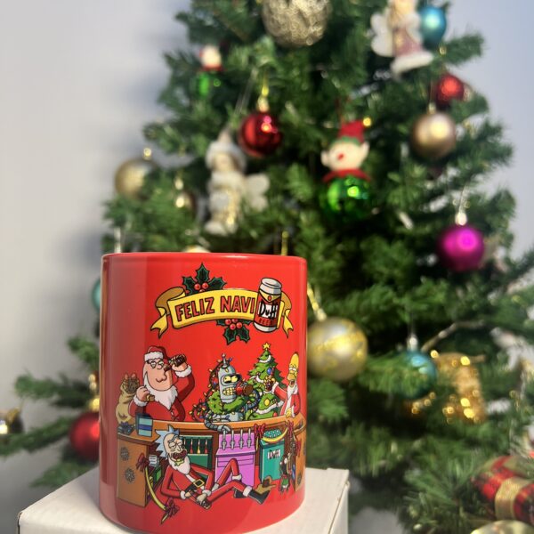 TAZA NAVIDEÑA “FELIZ NAVIDUFF” – EDICIÓN ESPECIAL