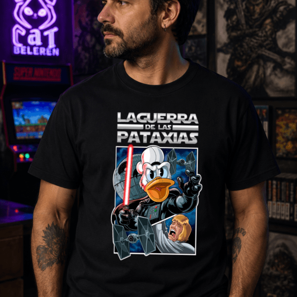 La Guerra de las Pataxias | Camiseta Friki Parodia Star Wars
