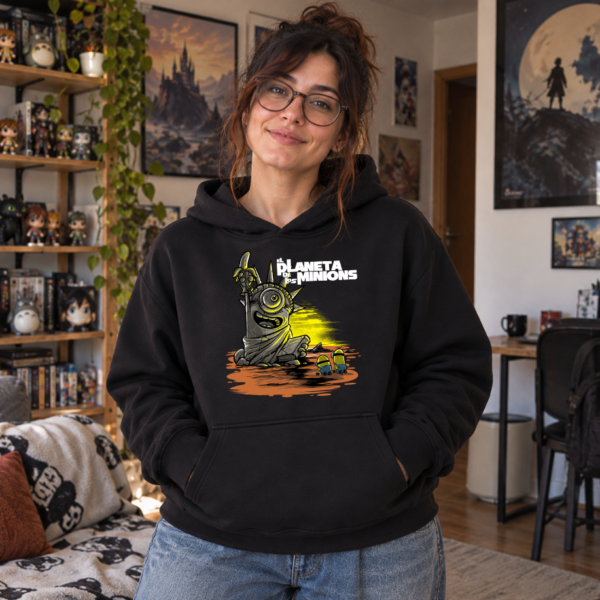 Sudadera El Planeta de los Minions Cat Beleren con capucha