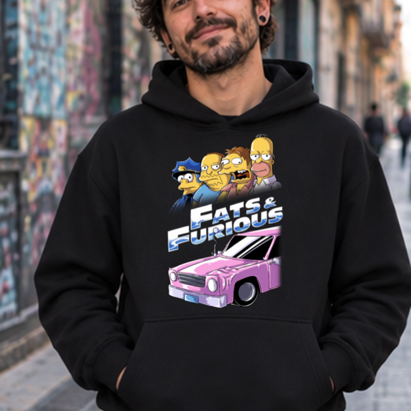 Sudadera Fats and Furious Cat Beleren con capucha