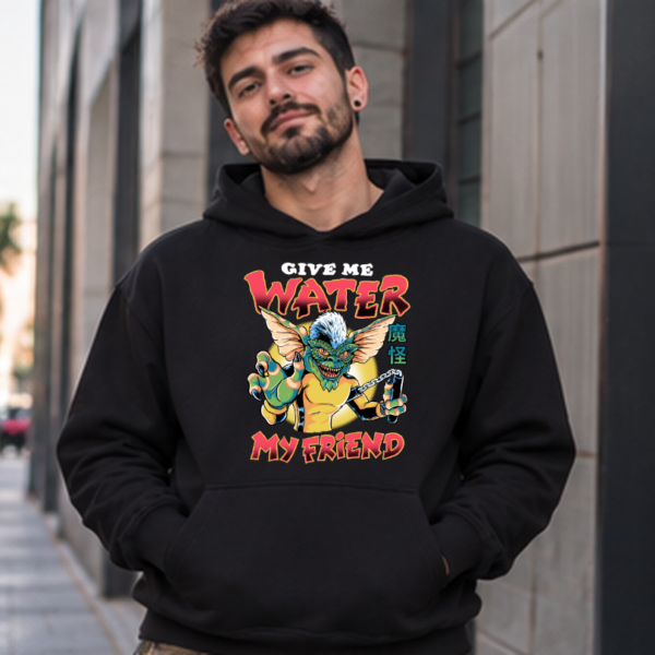 Sudadera Give Me Water My Friend Cat Beleren con capucha
