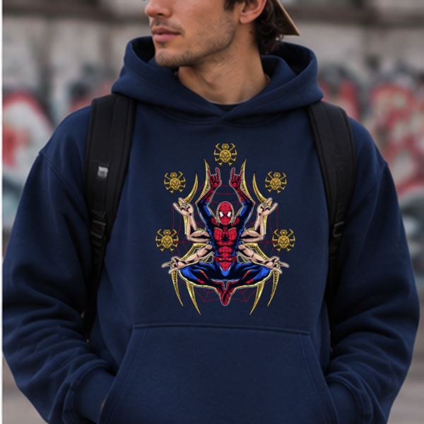 Sudadera Spider Zen Cat Beleren con capucha