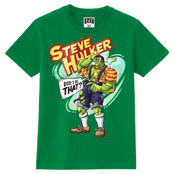 STEVE HULKER - Camiseta Friki de Hulk